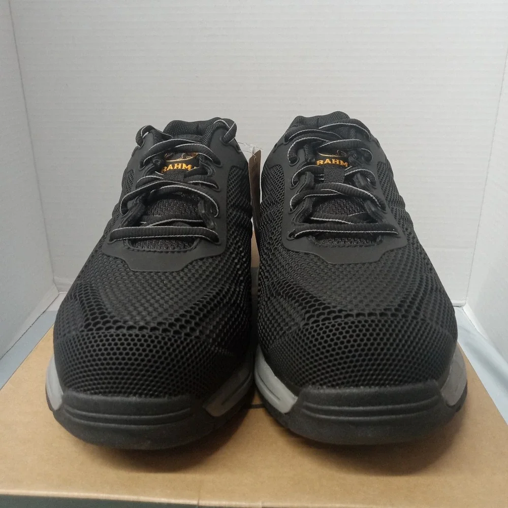 Brahma Kamden Steel Toe Work Shoes Men's Size 7.5 Black Slip Resistant NIB - Picture 2 of 7